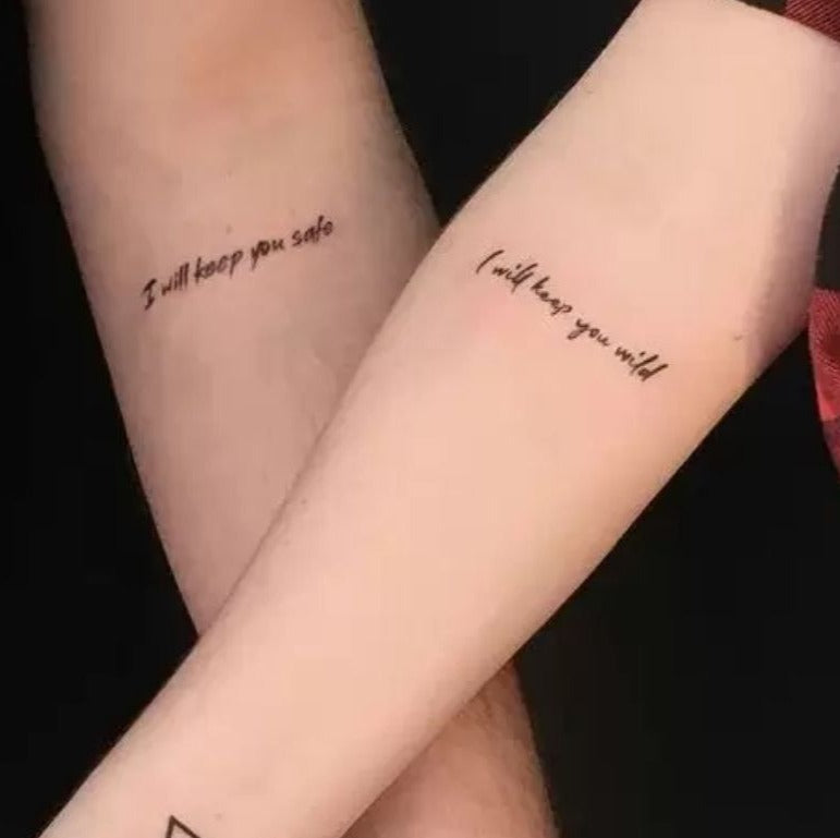 Personalised Text Tattoo