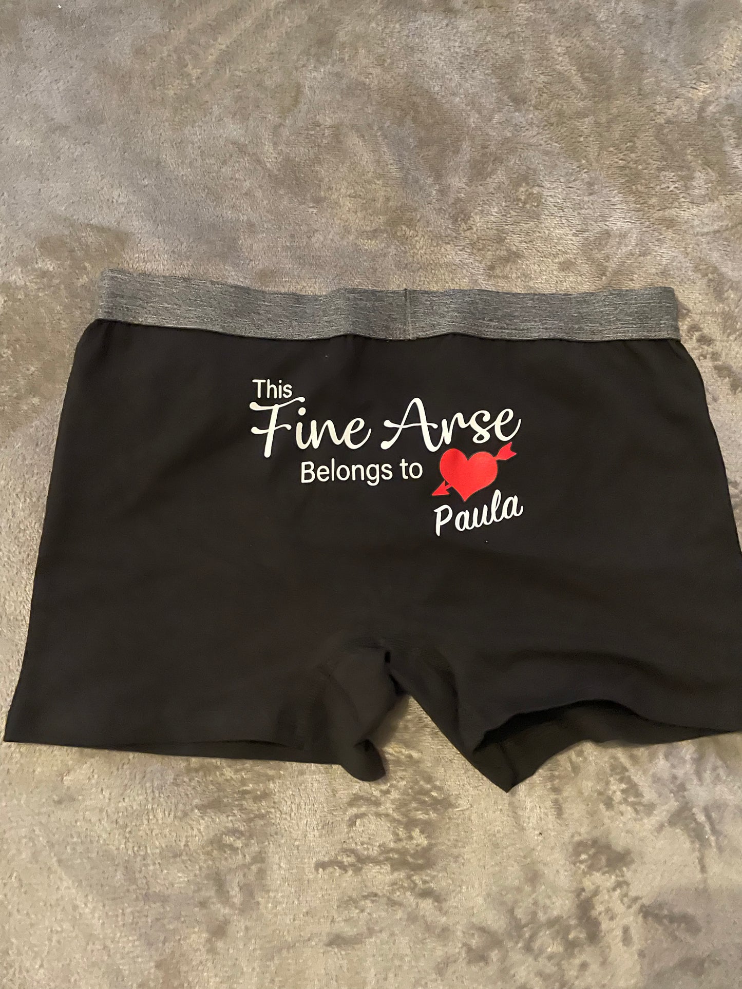 Customised Name Novelty Boxers