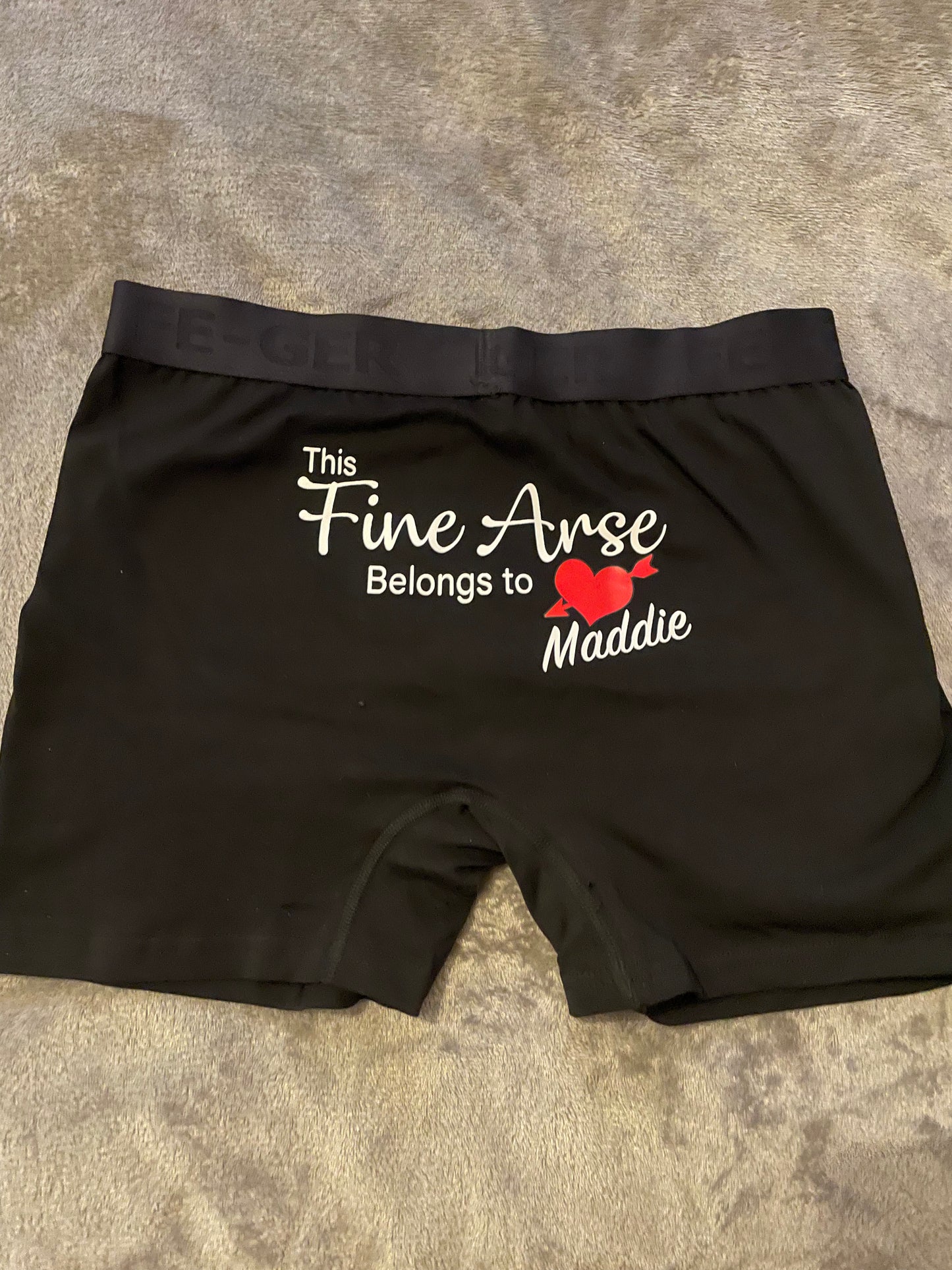 Customised Name Novelty Boxers