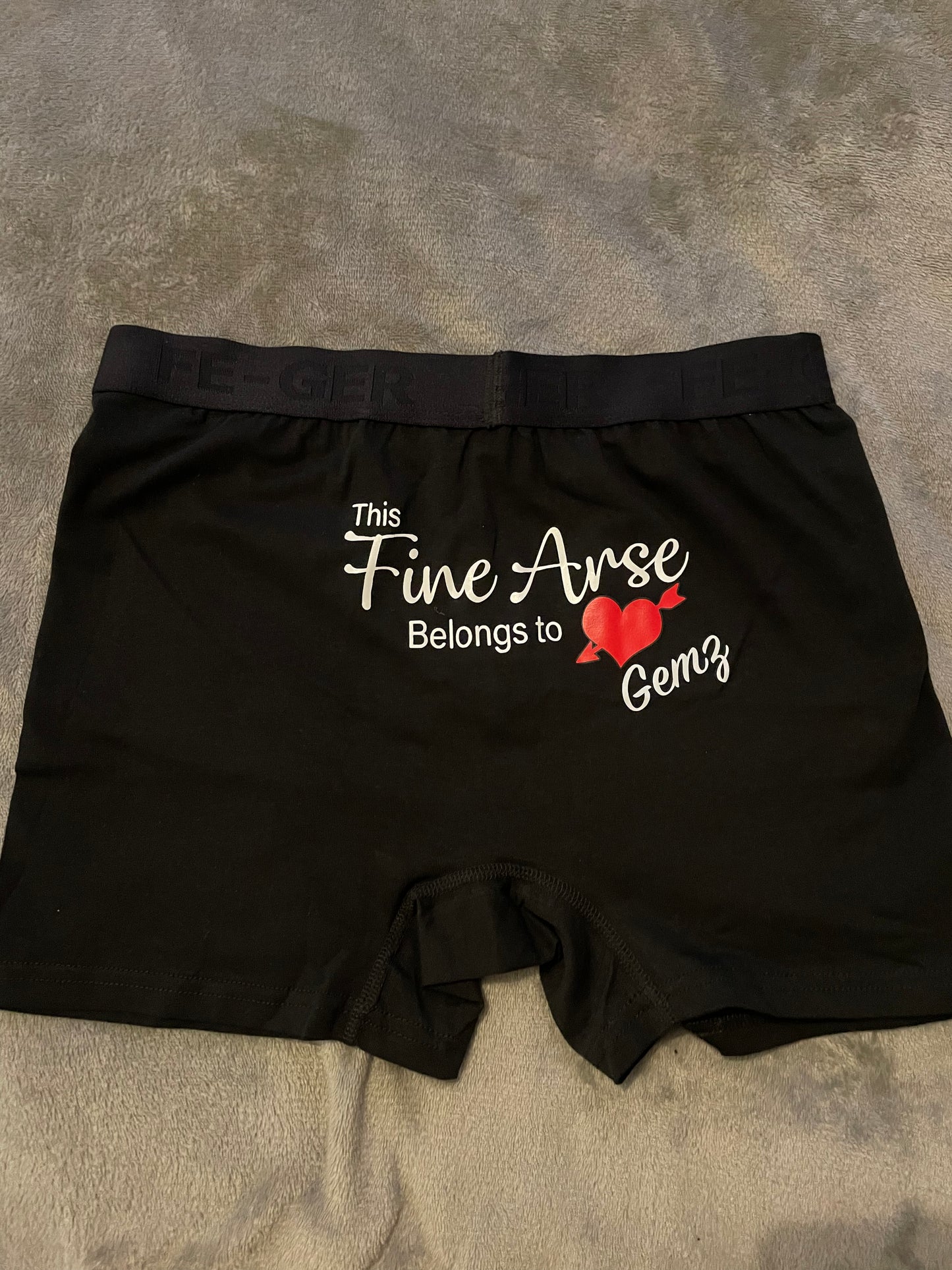 Customised Name Novelty Boxers