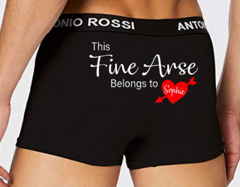 Customised Name Novelty Boxers